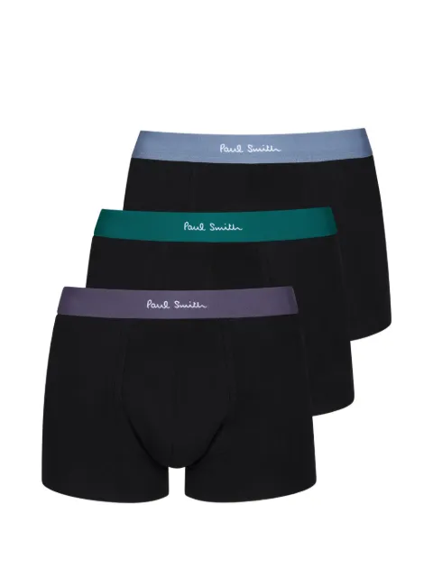 Paul Smith logo-waistband trunks (pack of three) Black M1A914U3PK90