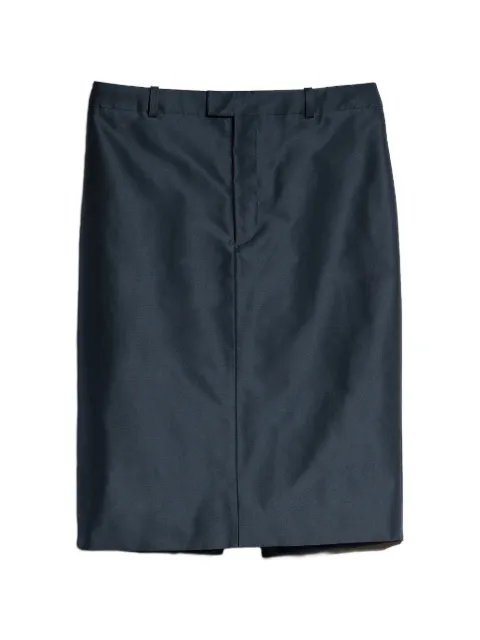 Gucci silk midi skirt Blue 865111ZAU9E