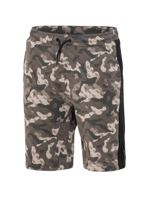 GUESS USA camouflage-print track shorts Grey Z6RD00K9YI1