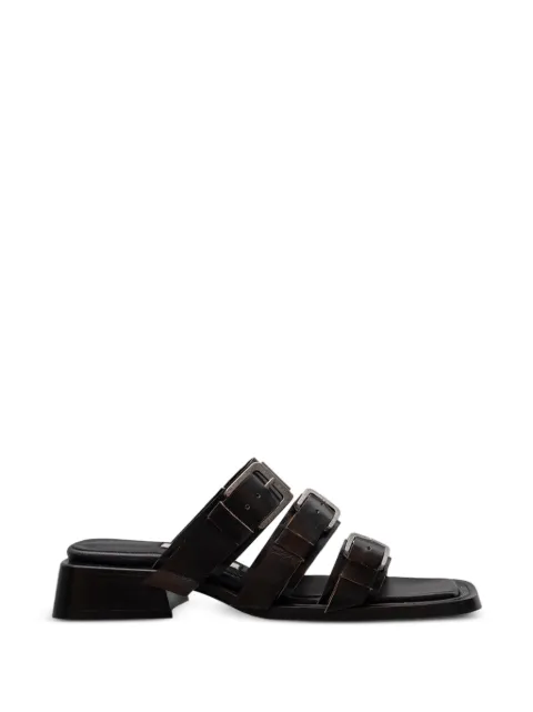 Miista Lordette leather sandals Black MI5707