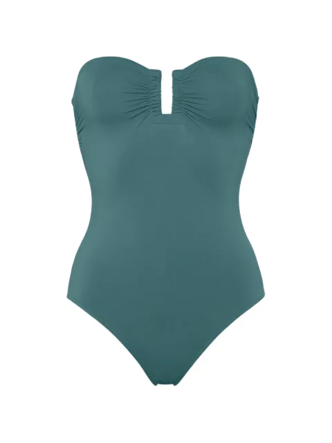 ERES Cassiopée ruched swimsuit Green 011406