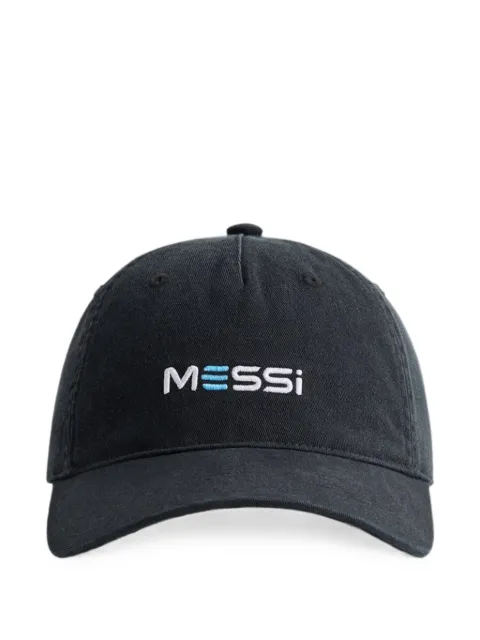 KITH x Adidas Messi logo-embroidered baseball cap Black ADKS1327