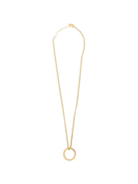 MM6 Maison Margiela ring-pendant curb-chain necklace Gold SM6UU0048P9375