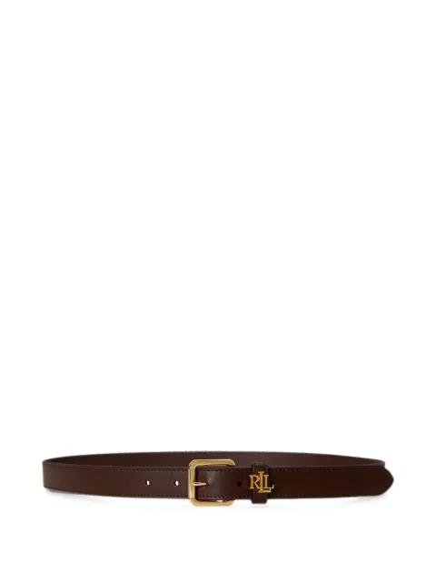 Lauren Ralph Lauren Logo-Keeper leather belt Brown 412968763