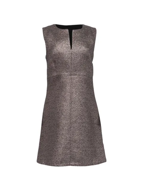Diane Von Furstenberg Vintage 2010s Yvette metallic dress Grey GILTPUUSCL749643W