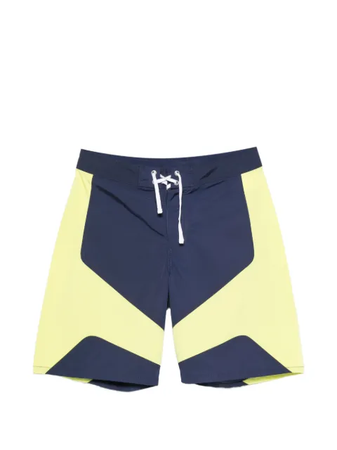 Stüssy Octane Board panelled drawstring shorts Blue 113173