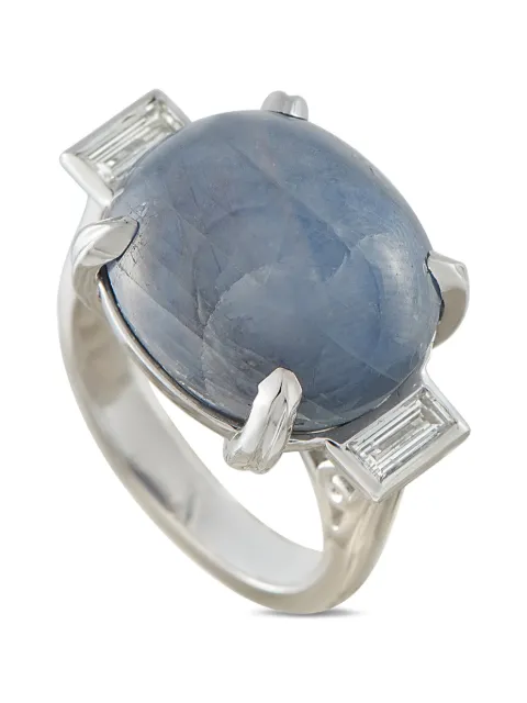 LB Exclusive sapphire and diamond ring Silver MF31051826