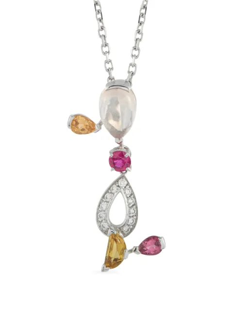 Cartier multi-stone necklace Silver CA01052026