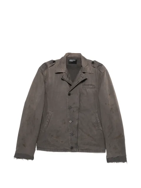 Enfants Riches Déprimés distressed button-up jacket Grey 030600