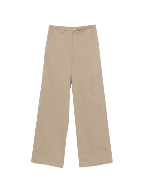 Emporio Armani straight-leg logo-embroidered trousers Neutrals EW004594AF19664U6087