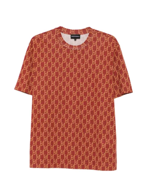 Emporio Armani logo-print T-shirt Red EM006812AF10017