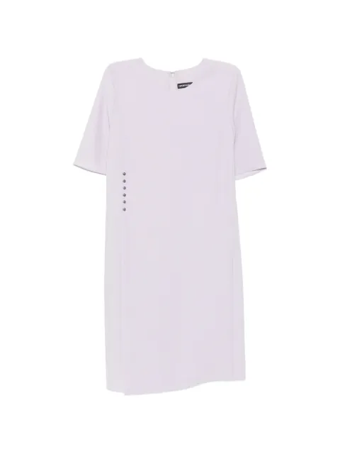 Emporio Armani stud-embellished mini dress Purple EW003208AF10206