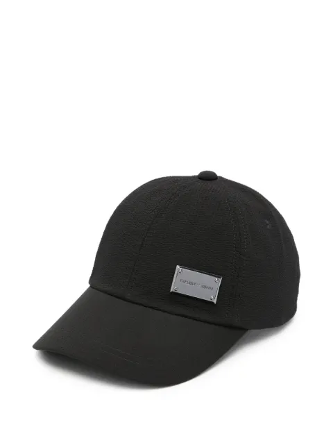 Emporio Armani logo-plaque baseball cap Black EM007023AF28011