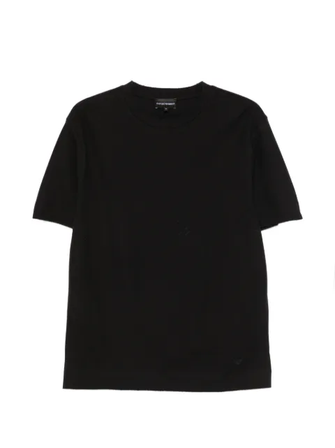 Emporio Armani chevron-pattern T-shirt Black EM007038AF10762