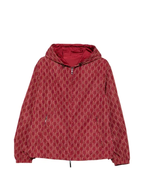 Emporio Armani monogram-print reversible jacket Red EM006751AF12021