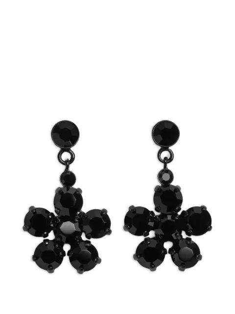 Simone Rocha mini Daisy drop earrings Black ERG6110907