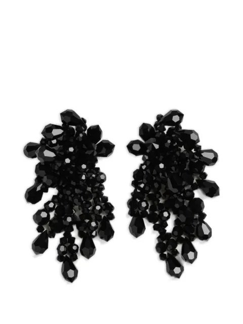 Simone Rocha Wilted Chandelier earrings Black ERG615