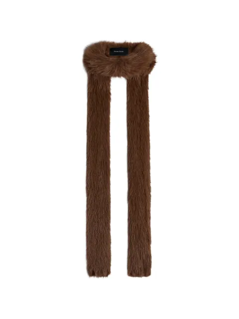 Simone Rocha Skinny scarf Brown 10361090