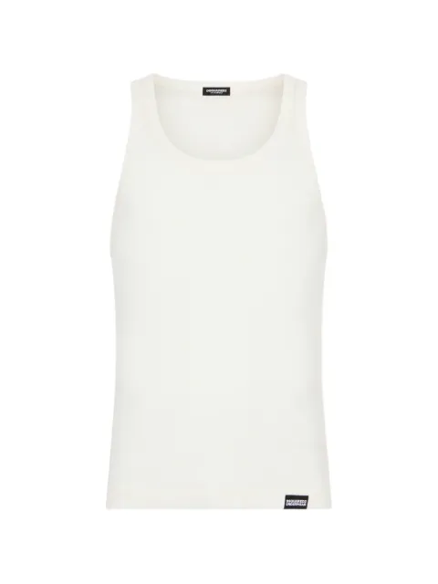 DSQUARED2 basic tank top White D9D096430ISA01