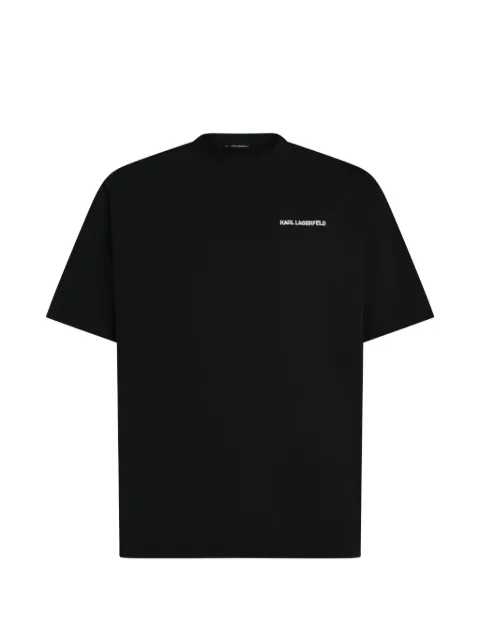 Karl Lagerfeld Après Ski Club logo T-shirt Black B4M17061999