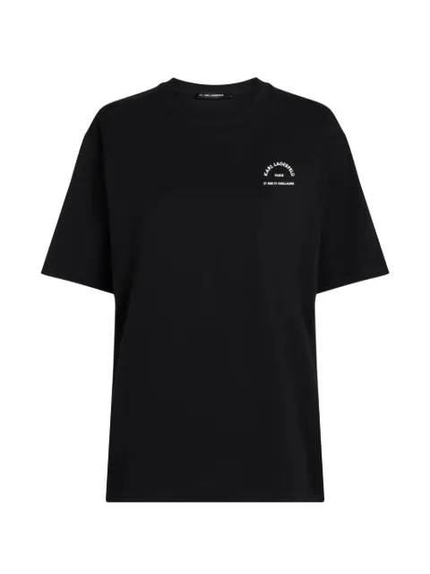Karl Lagerfeld Rue St-Guillaume oversized T-shirt Black B4W17041999