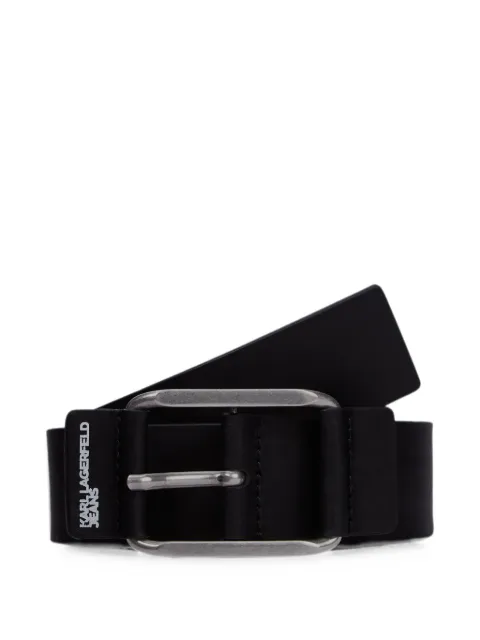 Karl Lagerfeld Jeans leather belt Black B4M33094999