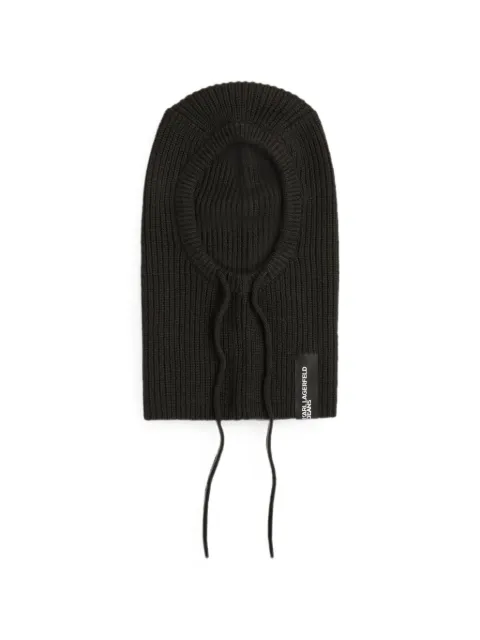 Karl Lagerfeld Jeans knitted hoodie Black B4W33058999