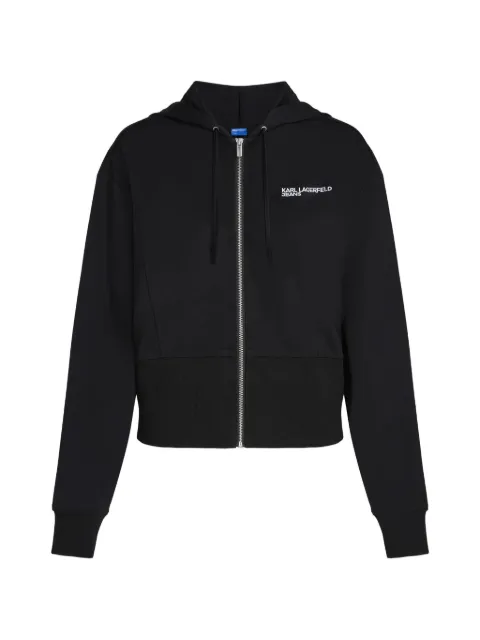 Karl Lagerfeld Jeans Milano zip hoodie Black B4W20036999