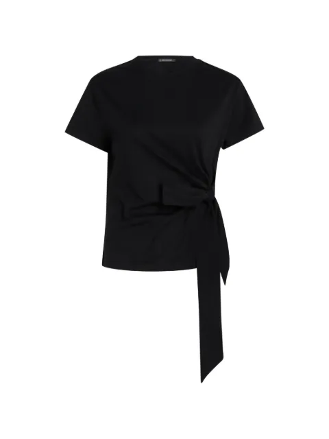 Karl Lagerfeld knot-detail T-shirt Black B4W17038999