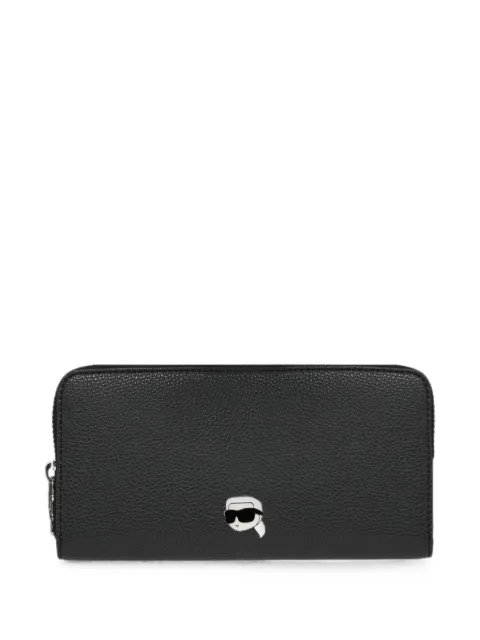 Karl Lagerfeld Ikon pebble continental wallet Black B4W32028999