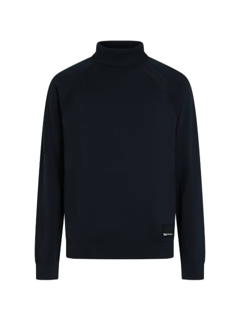 Karl Lagerfeld Jeans lightweight knit roll-neck sweater Blue B3M18001393