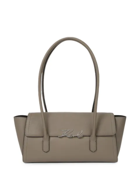 Karl Lagerfeld K/Signature elongated shoulder bag Grey B4W300121KU
