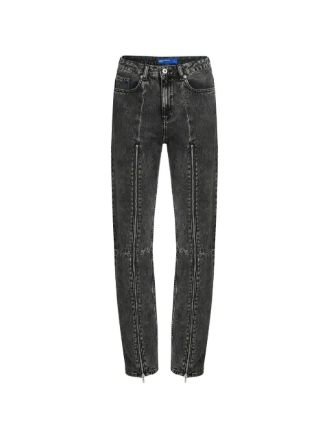 Karl Lagerfeld Jeans high-rise straight zip jeans Grey B4W100141GD