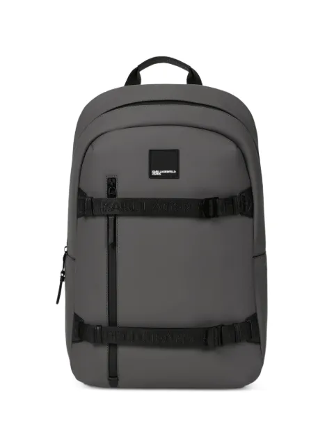 Karl Lagerfeld Jeans coated faux-leather backpack Grey B4M302002QH