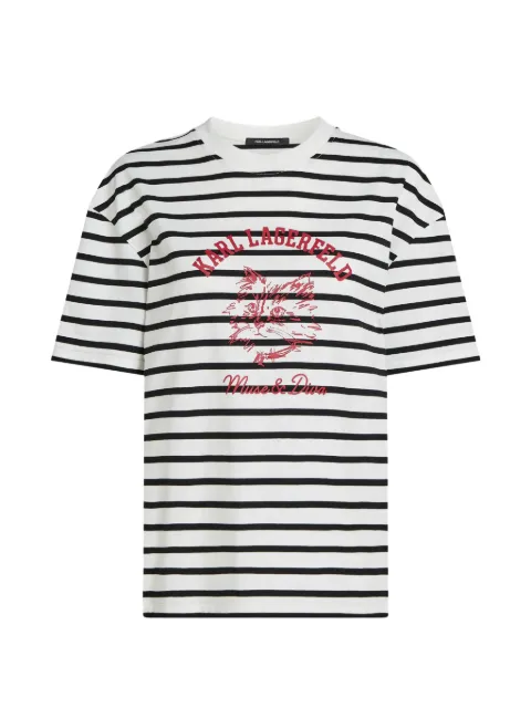 Karl Lagerfeld Ikon Choupette Muse T-shirt White B4W17082C46