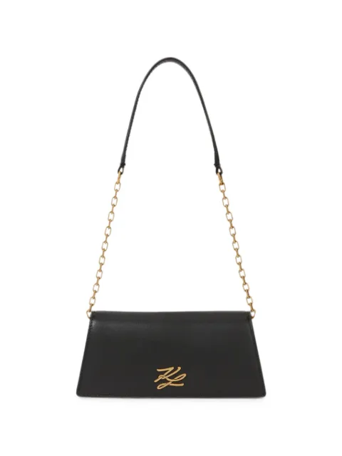 Karl Lagerfeld mini K/Autograph flap shoulder bag Black B4W30280992