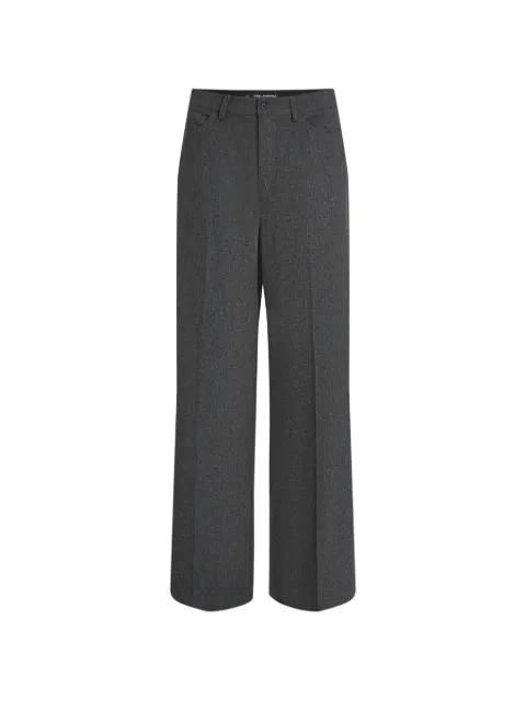 Karl Lagerfeld wide-leg flannel pants Grey B4W10061C20