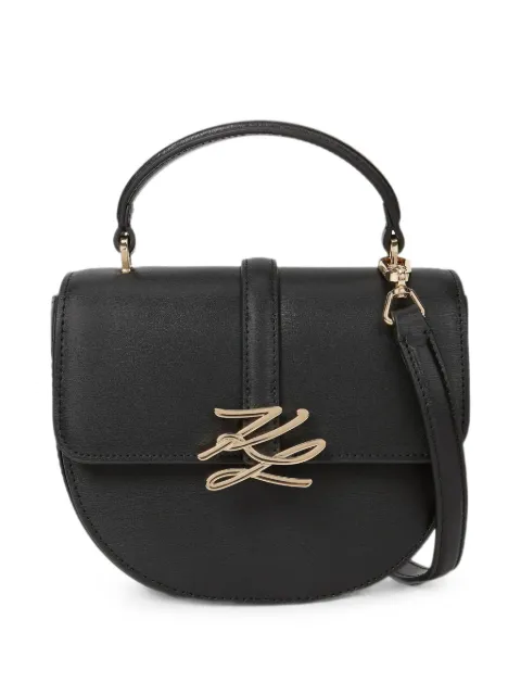 Karl Lagerfeld K/Autograph drop cross body top handle bag Black B4W30039992