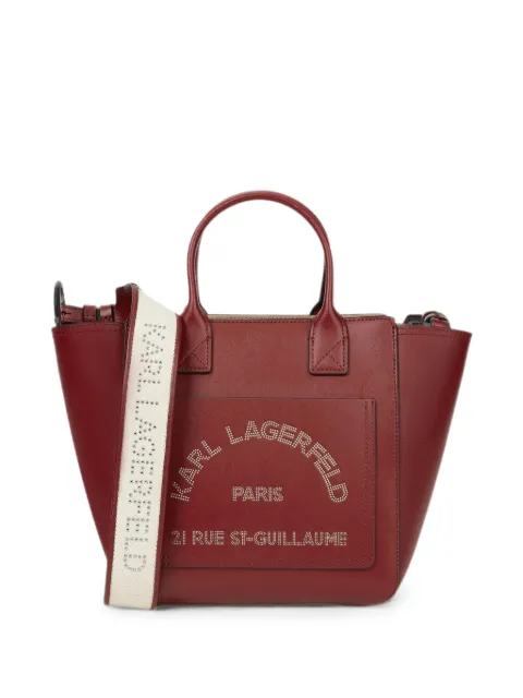 Karl Lagerfeld small K/Daily pocket tote bag Red B3W300932PW
