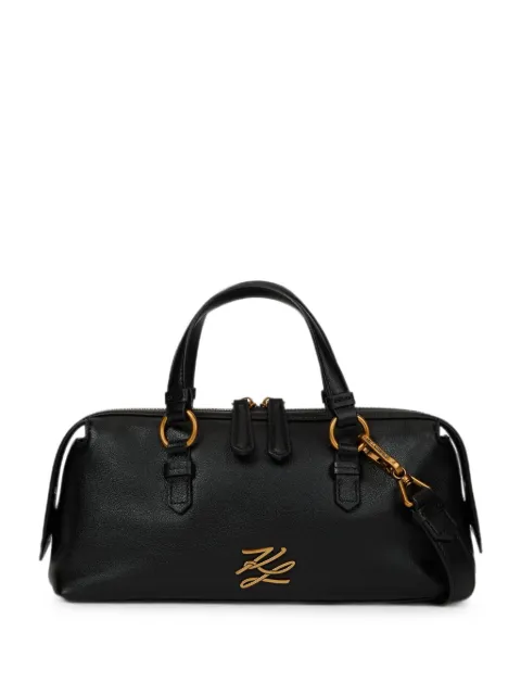 Karl Lagerfeld K/Autograph elongated bowling bag Black B4W30206992