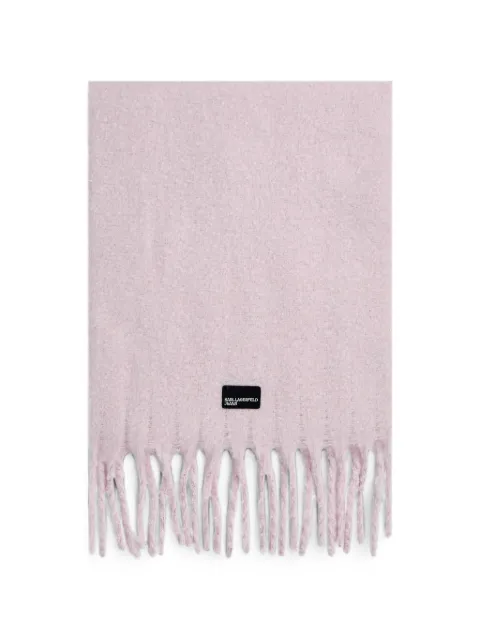 Karl Lagerfeld Jeans fluffy fringe scarf Pink B4W331072QE