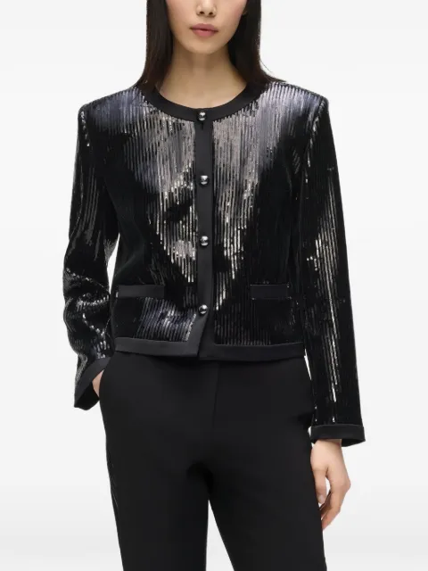 Karl Lagerfeld sequin jacket Black B4W14021999