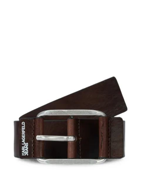 Karl Lagerfeld Jeans leather belt Brown B4M33094157