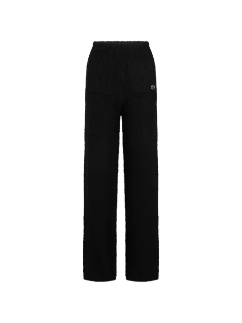 Karl Lagerfeld sequin-embellished bouclé trousers Black B4W10066999
