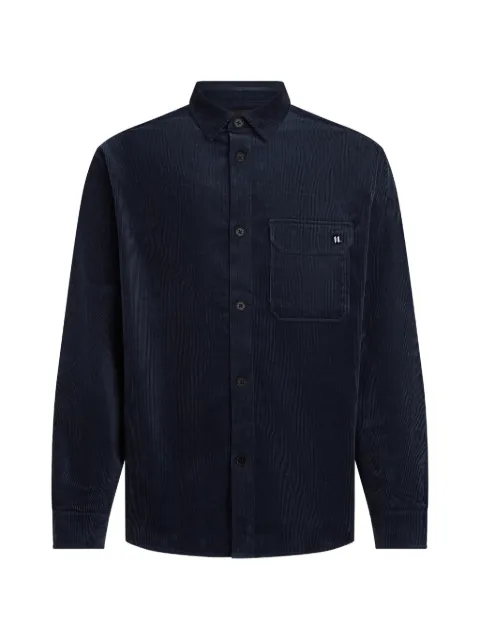 Karl Lagerfeld corduroy pocket shirt Blue B4M16012393