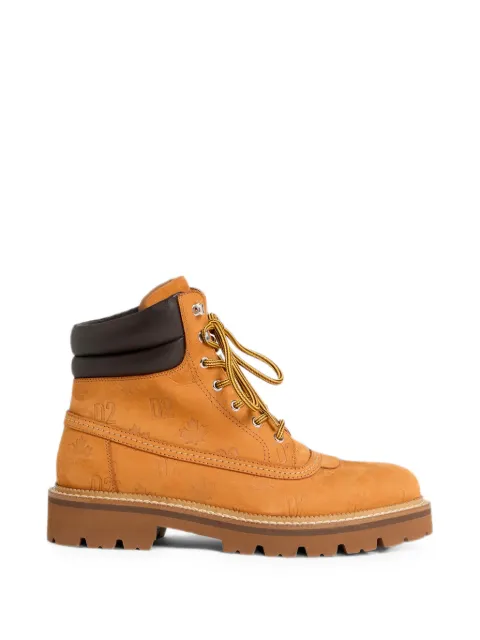DSQUARED2 D2 monogram ankle boots Neutrals ABM017609709074