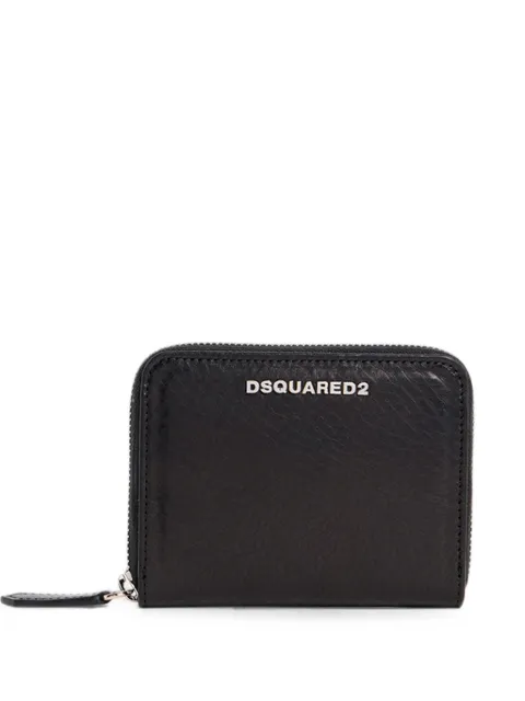 DSQUARED2 twin-zip wallet Black WAW004112900001