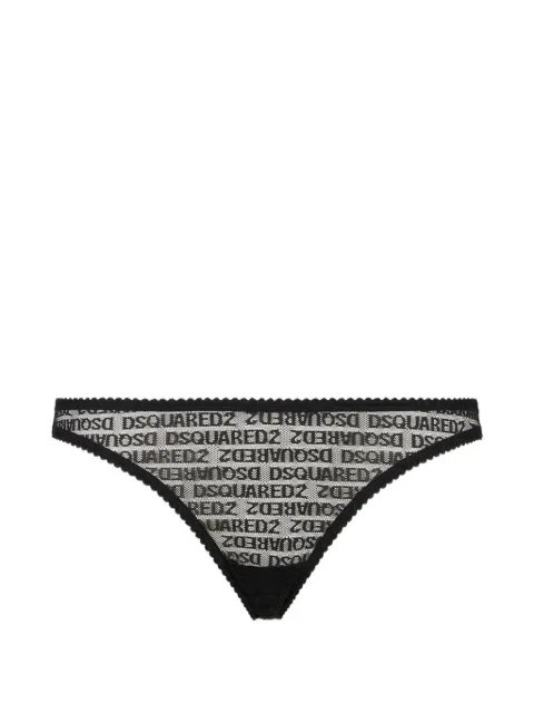 DSQUARED2 logo Brazilian briefs Black D8L736240ISA01