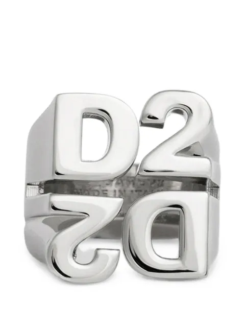 DSQUARED2 D2-upside-down ring Silver RIM006837200001