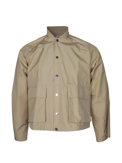 Autry logo-embroidered patch-pocket jacket Neutrals JAPW